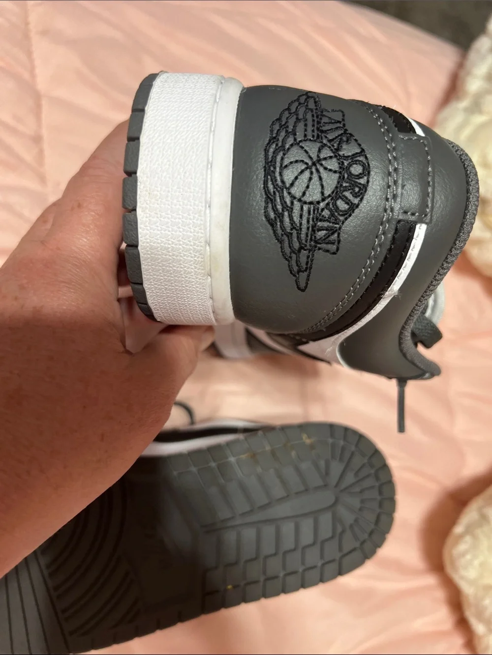 Jordan Low Sneakers in White and Black